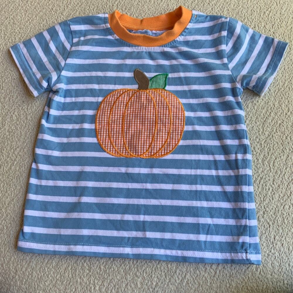 Trotter Street kids Pumpkin‎ shirt size 18mo